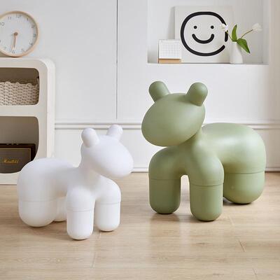 创意料JBC小马凳舒适单人沙发儿椅玩具椅简约卡通凳子小马童塑凳