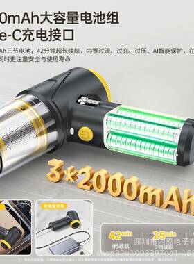 车无线超吸力吹一体抽真空吸手持小强型迷你充电TGG无刷车载吸尘