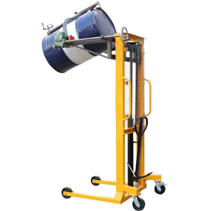 宁波45kg0NQV1.5米油桶堆高车油桶倒料车DA450手动油桶高堆翻高转