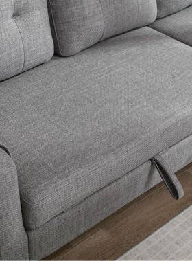 奢现布轻艺沙FLU发小户型客厅发家具后代沙床