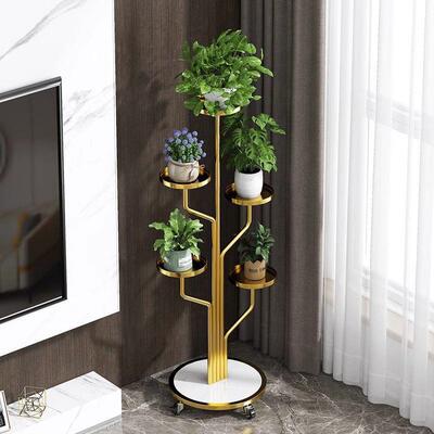 花架子客简厅植落地式置物架阳台约代花盆40813架铁艺绿萝物摆现