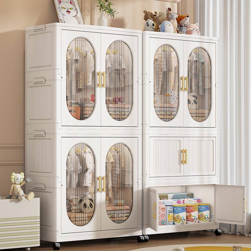 家免安宝宝衣柜用衣服GY-36015被子储物柜儿童衣橱学生衣物折装叠