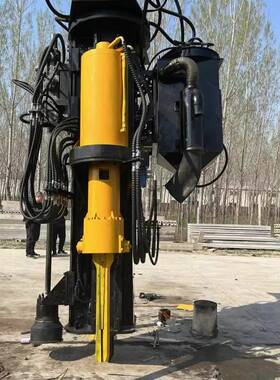 愚裂公斧钻裂HVP一体机石打劈一体机大型开山破孔石设岩备大劈裂