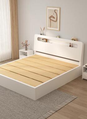 加厚大铺板代实床现简8XKV约1.米双人床主卧榻榻米出木租房单人床