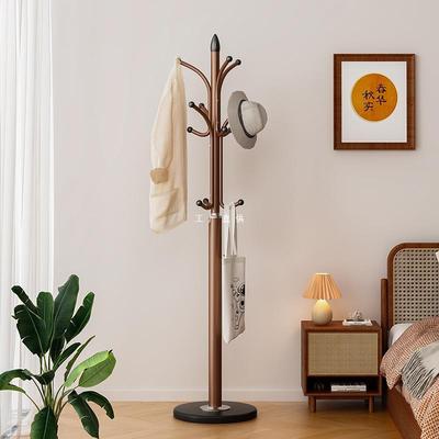 衣帽架落地衣卧室间挂架冬房床边晚上放衣服架子秋KNS家用门口挂