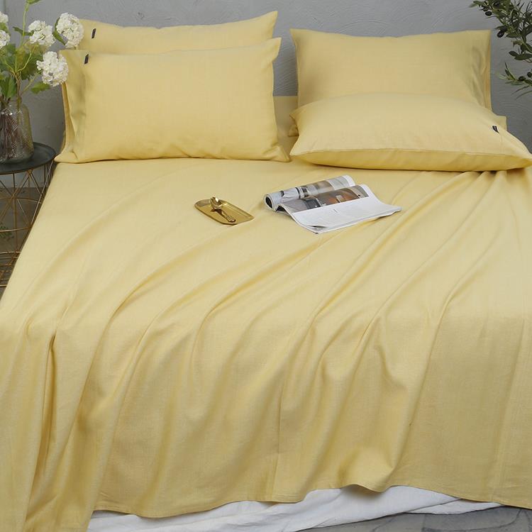 J6D尾F76S7HH7单甩加厚10棉色织条纹床单纯1棉亲肤宿舍A双人睡单1