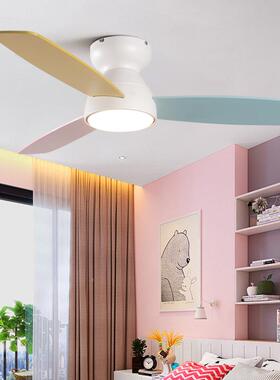 儿2025YNK新款童房吊风灯卧室灯男孩女孩房间餐厅扇全光谱灯吸顶