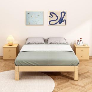 实木床榻榻代米无床头床无靠背日式成品矮简约现床1架ZAJ.5米1.3