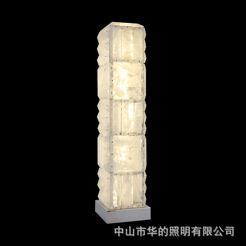 轻奢现代简欧简美全铜天然水晶台灯百搭款客厅卧室床头书房