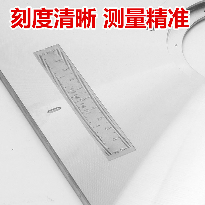 跨境现货倒装板木工修边机雕刻机倒装板电木铣导向台倒板安装台