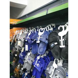 OQ5M超市鞋挂钩加长PP塑料晾鞋架人字拖挂钩多功能鞋架大号鞋