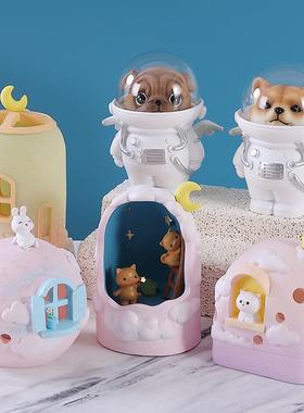 新款守护晴空小夜灯摆件卡通兔子小屋可爱星星灯儿童节礼品