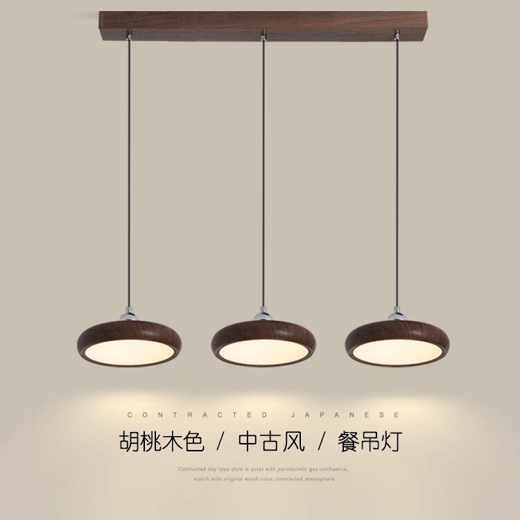 中古风长条吊灯餐厅吧台灯法式复古阳台过道玄关饭厅餐桌茶室吊灯图片