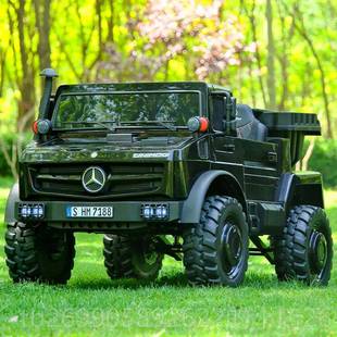 正品 奔大儿童电动车遥控驰轮越野双人玩具车四可坐大人小g孩周岁