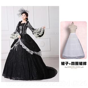 宫廷拖尾装 式 礼服拍照写真话剧欧演出子舞台走秀裙女 梵狐新款 正品