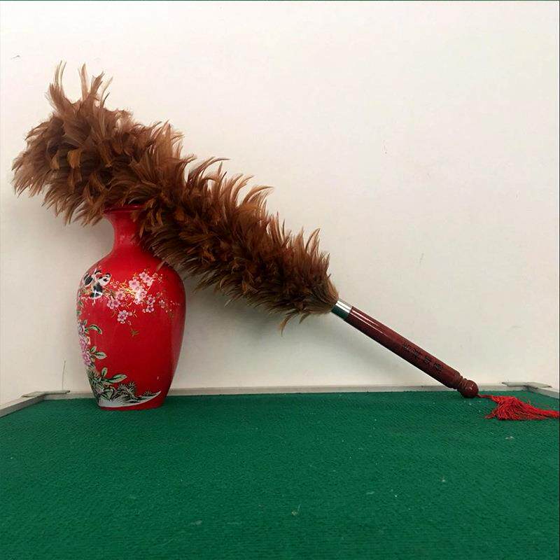 鸡毛掸子除尘吉祥如意木质手柄桌面掸经济实用古风掸家具家用