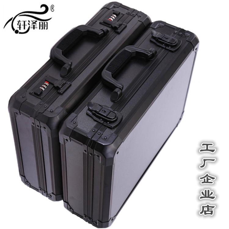 轩泽丽大号铝合金防震五金工具箱电工箱魔术道具箱仪器箱航空箱