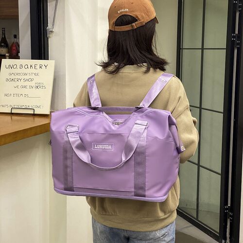 双肩登机包春秋20*30*40手提免托运行李包扩容挂拉杆防水轻便旅行