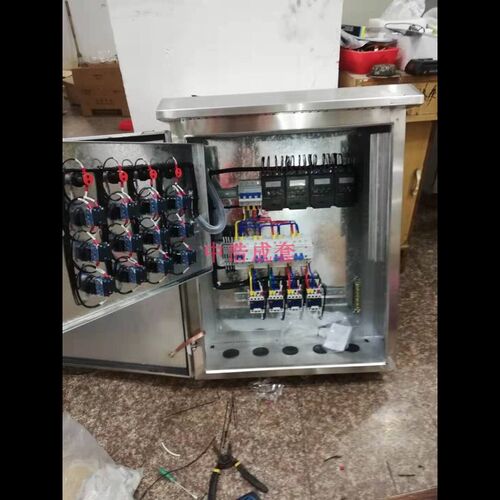 户外路灯时控箱开关柜不绣钢配电箱动力控制落地配电柜厂房照明箱