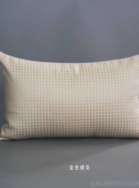 新款云靠岫绿色肌理样板房抱枕腰枕椅垫 绿色0*5系0cm腰枕长方形3