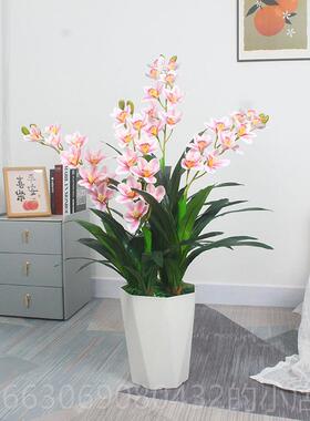 新款采产品模拟绿色植物，花和雪兰花集，客和卧室展示丝花，假花
