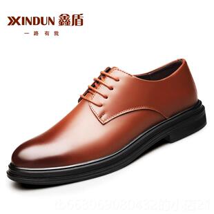 新款皮鞋男流夏季商务正男鞋英伦士潮男真皮休闲鞋黑色韩装版青年