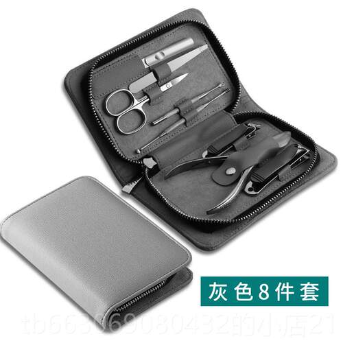 高档德沟系指甲套刀装家用嵌甲专业美甲工具包炎修趾剪指甲钳男修