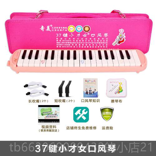 新款奇美口风琴7键学生用者32键初学儿童乐器41键小天3状才小元口