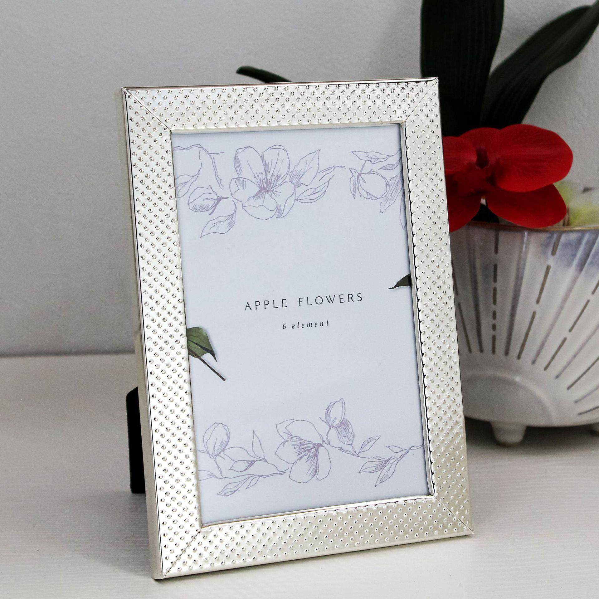 针点金属相框长方形照片墙a4装饰画框挂墙营业执照框A4极简A4相框