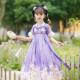 女汉服春款 短袖 洋新装 新款 2025古风儿童演出服高款 级超仙公童主襦