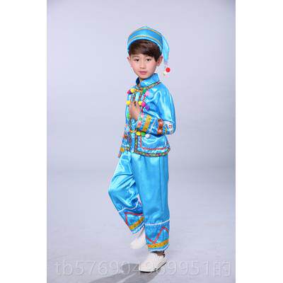 新款演新款苗族服装演出服苗族土羌哈尼族水族族家族男女舞台表服