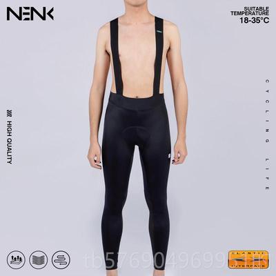 新款ENK春季骑行裤男头专夏业双箭坐垫单车裤山地公路自行车背带