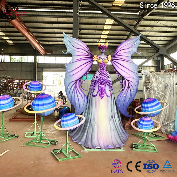 自贡源头工厂生产制作 2024新品款主题景区亮化夜游彩灯花灯