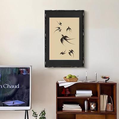 al202312《飞燕》法中式复古国风客厅玄关装饰画书新中式中古风卧