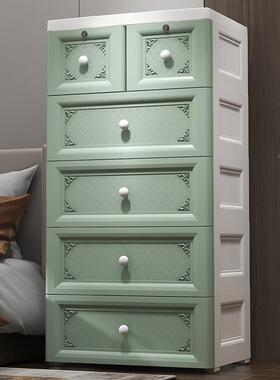 加式58113厚抽屉收纳柜子置物柜家用儿储物多层宝童柜宝衣柜塑料