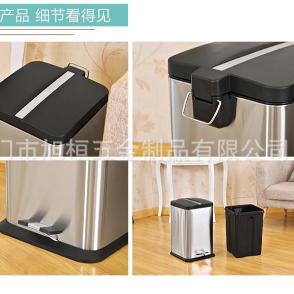 直现代轻奢网篓红垃圾桶带盖脚式客踏969厅卧室纸销方形垃圾桶