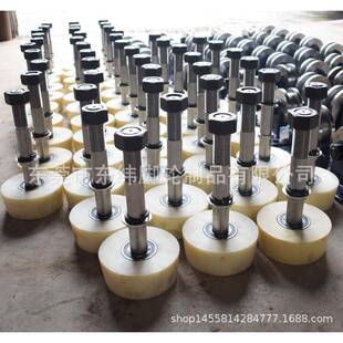 生产尼龙导向轮T边型HU脚型轨道轮单轨道H型U型定型向轮承重2~15