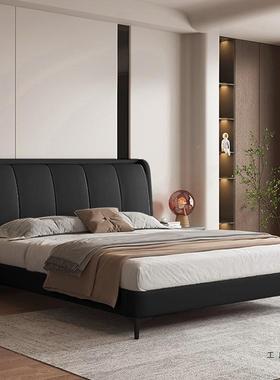 布艺床现代简约小双人床户5型主卧网1.米床2.2米大床科技布VRL红