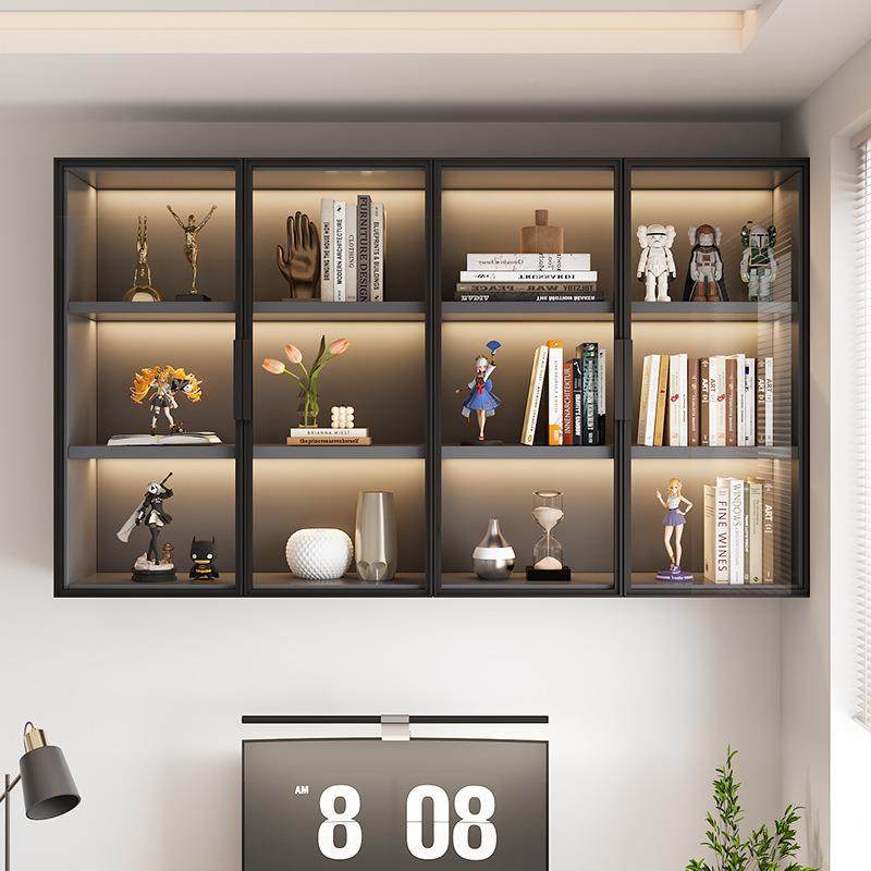 轻奢风墙玻吊柜墙面璃悬空展架487三层加深款书示架客制化尺寸挂,基础建材,脚轮/万向轮,淘宝优惠券,粉丝福利购,淘宝优惠卷