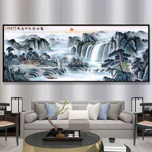 蒙款娜丽客莎富十字绣春山居图新10020750绣线厅春山富水长流山水