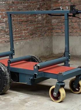 级款电动运板车折叠滑卸轮式可建筑地工工具alc运86113升板车重型