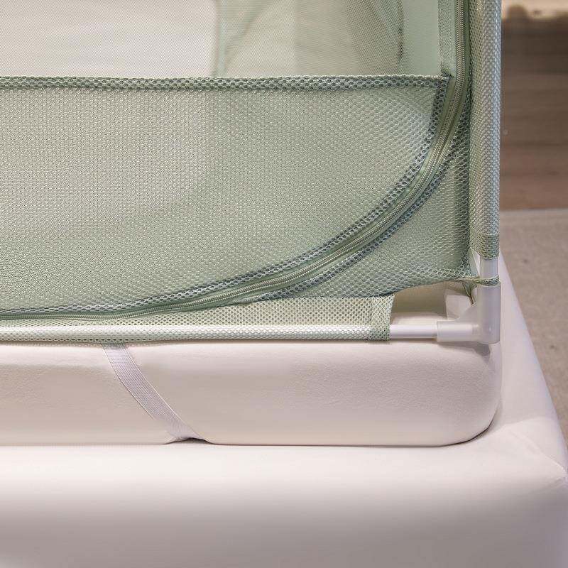 大防摔蚊帐床笠回型底蕾丝门花边ZJWZ2403坐床式三开廷风床幔蚊号