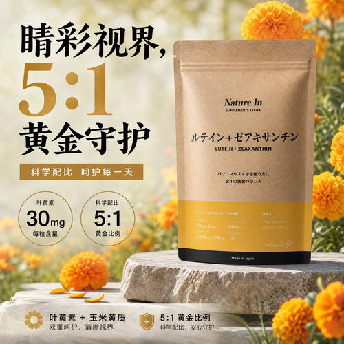 NatureIn叶黄素51黄金比例护眼