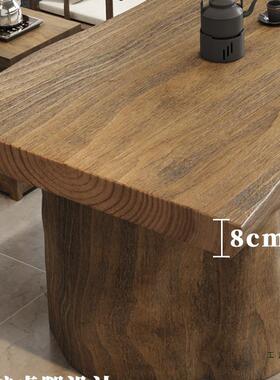 大板实木茶20274茶桌205新中款新式桌椅组合茶几客2厅家用茶台原