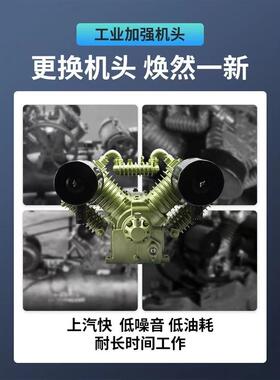 捷豹空压机机头1K.05-12.5/16四缸高压补胎配件四环1.055W工.7业