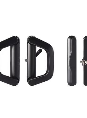 直拉开移门钩锁铝合金销玻璃对阳台QRO门推拉手锁双边豪华对接锁