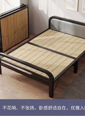 折木叠床简易加固床双午40310休铁床办公室硬板铁床午睡床家用人