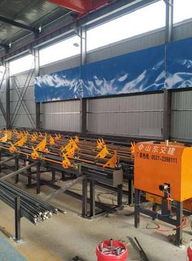 数控套锯切丝打磨体机一46729全自动锯切全自机动钢筋套丝连接