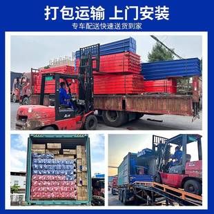 可拆2卸阁楼平台货架仓库二层办结公848室钢构隔层搭建每平000-10