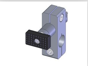 铝合金直线光轴同径十字连接件
